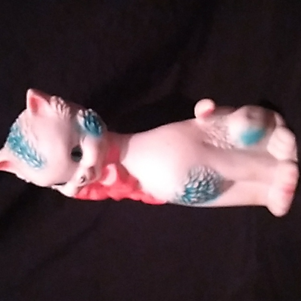 Vintage Sun Rubber Company Ruth Newton Kitschy Kitty Cat Rubber Squeak Toy (B5) - Picture 11 of 11